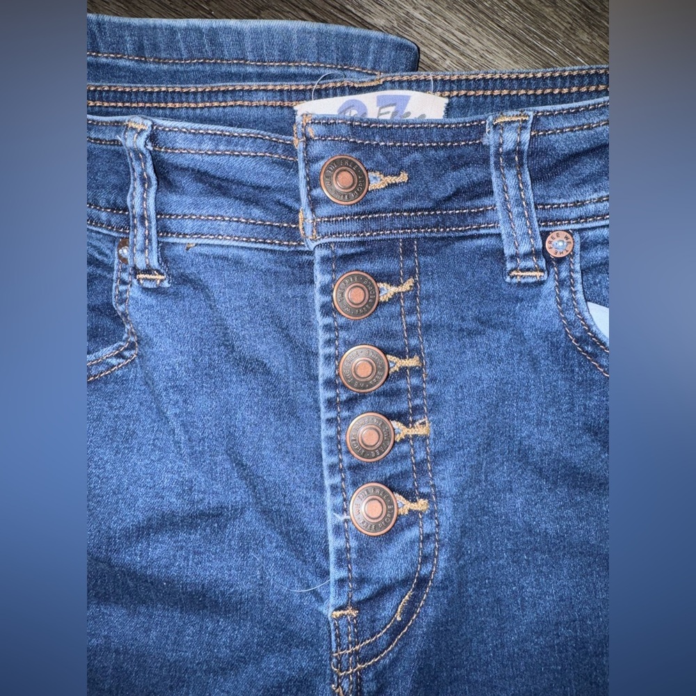 We The Free Free People Women’s Button Fly Flare Jeans Size 27 - Picture 6 of 8